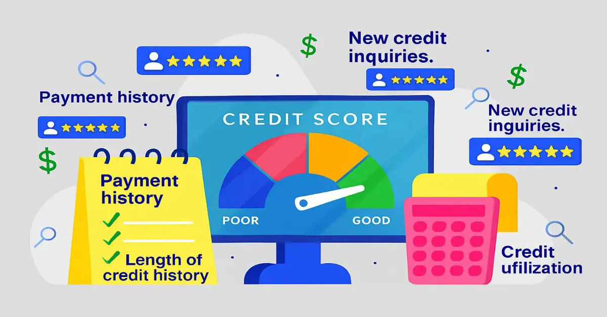 Factors affecting credit scores