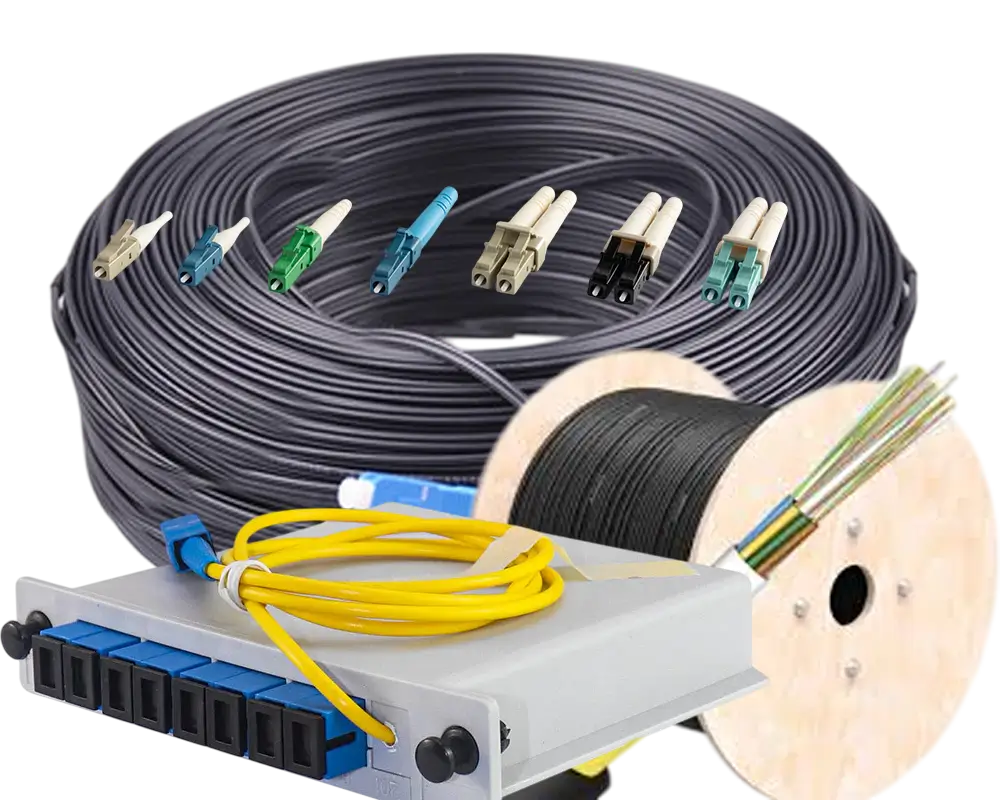 Zaincom Solutions Services: fiber optic cables and connectivity