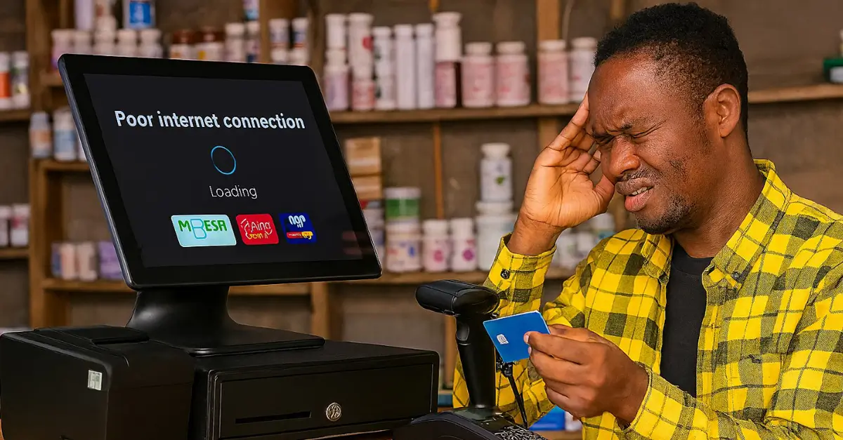 Common challenges faced while adopting digital payments - poor internet connection