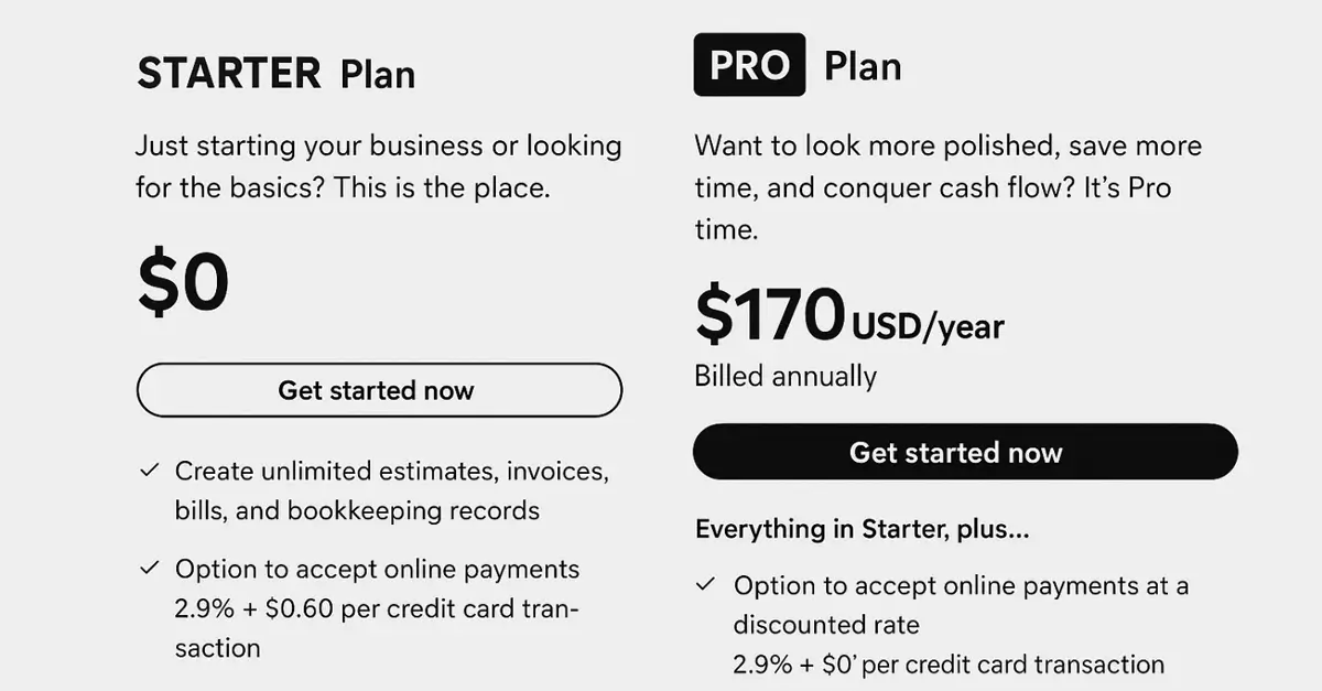 Wave started vs Pro plan