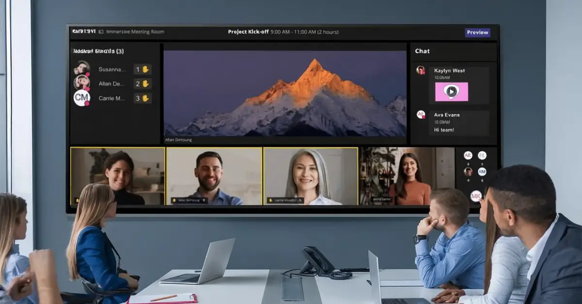 video conferencing used in enhancing efficiency
